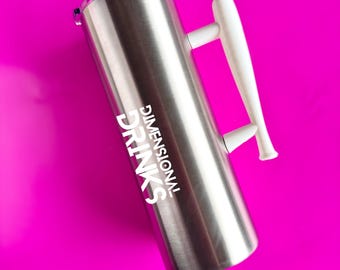 Baseball Bat Tumbler Handle