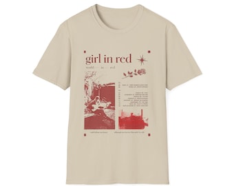 Girl in Red T-shirt - World in Red Single - Pop Music - Fan Merch