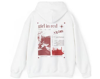 Vintage Girl In Red Tour  Unisex Sweatshirt, Girl In Red T Shirt, Music Hooded