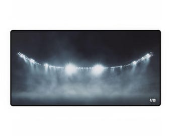 Stadium Lights Sports Card Break Desk Mat, Numbered Collector's Mat