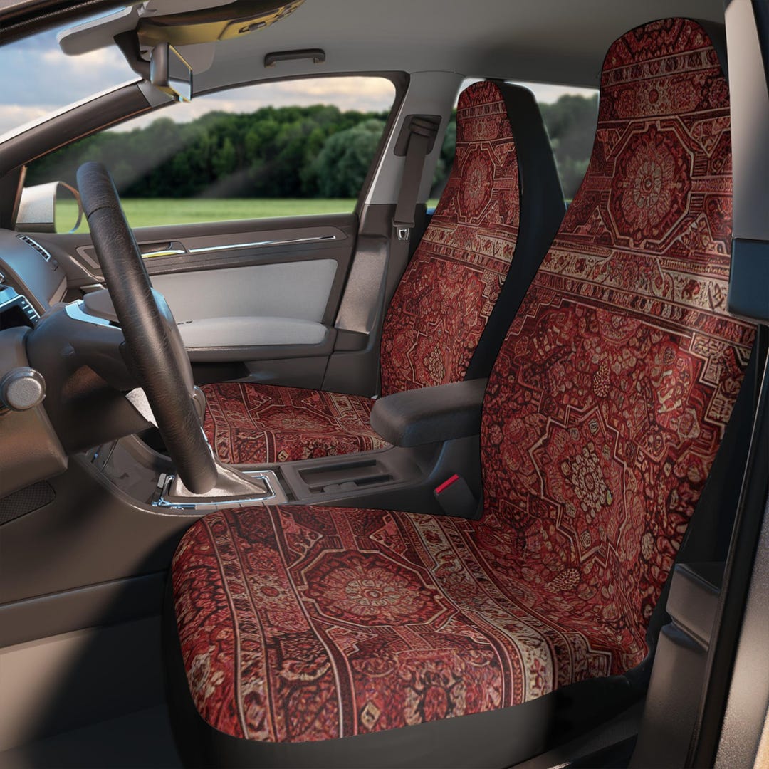 Bohemian Persian Rug Car Seat Covers, Tribal Vehicle Decor - Etsy