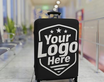 Capa de bagagem personalizada com logotipo | Capa de mala personalizada