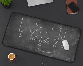 de bureau pour tableau de football pour tableau de jeu | Tapis de souris de stratégie sportive