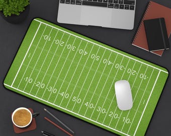 de bureau pour terrain de football | Pad de clavier gaming vert Gridiron