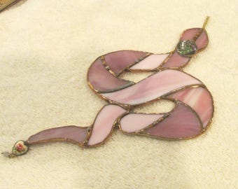 stained glass snake