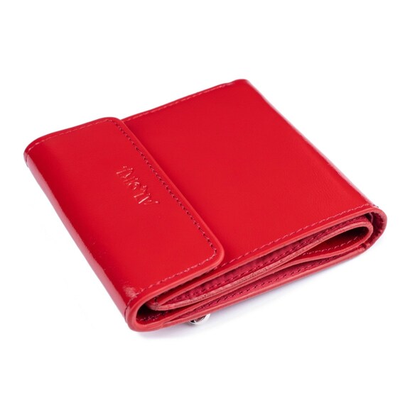 Slim Leather Credit Card Holder For Women - RFID Blocking Wallet With Zipper Coin Pocket