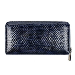 Cartera negra con estampado de cocodrilo para mujer Cartera de piel para mujer Cartera de piel con cremallera Cartera de mano para mujer Tarjetero Carteras de bolsillo para mujer
