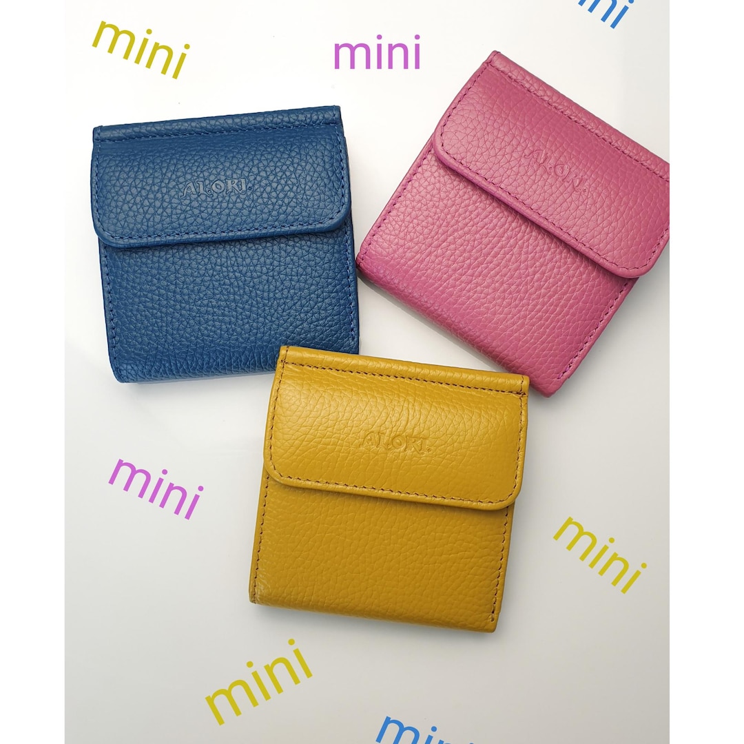 Mini Leather Wallet Women Small Tiny Ladies Wallet Soft Slim Small ...