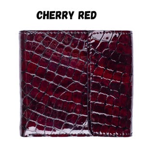cherry red wallet