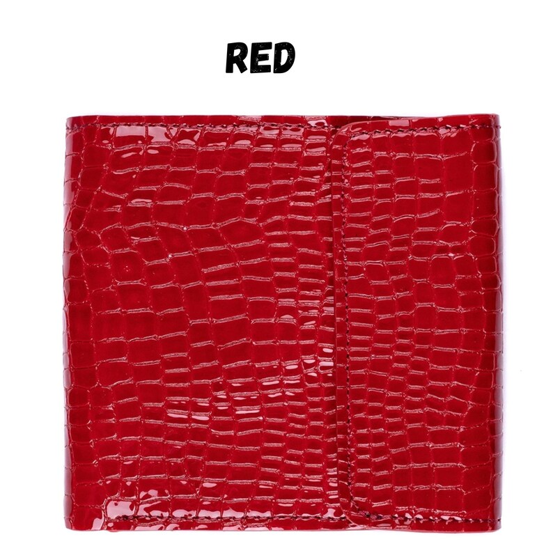 Red wallet.