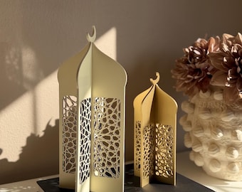 Arabesque Wooden Islamic Ma’athen /2 Pcs
