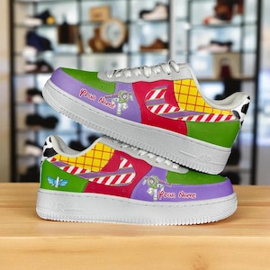 Personalized Toy Story Air Force 1 Style Shoes: Custom Printed AF1 Sneakers