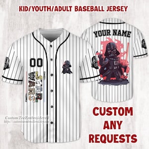 Personalized Darth Vader Baseball Jersey, Star Wars Baseball Jersey, Star Wars Jersey For Men , Disney Baseball Jersey Outfits