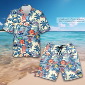 Stitch Aloha Hawaiian Shirt, Stitch Hawaii Shirt, Stitch Shirt, Summer Beach Shirt Gift For Women Men