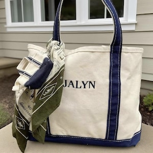 Custom Tote Bag | Embroidered Canvas Bag | Custom Text Tote Bag | Canvas Bags for Weddings | Bridesmaid's Bag | Gifts For Her