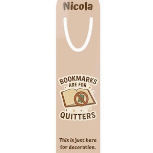 Personalized Funny Quirky Bookmark - Perfect Gift for Book Lovers, Reading Accessories, Book Club Humor, Literary Décor, Novelty Present
