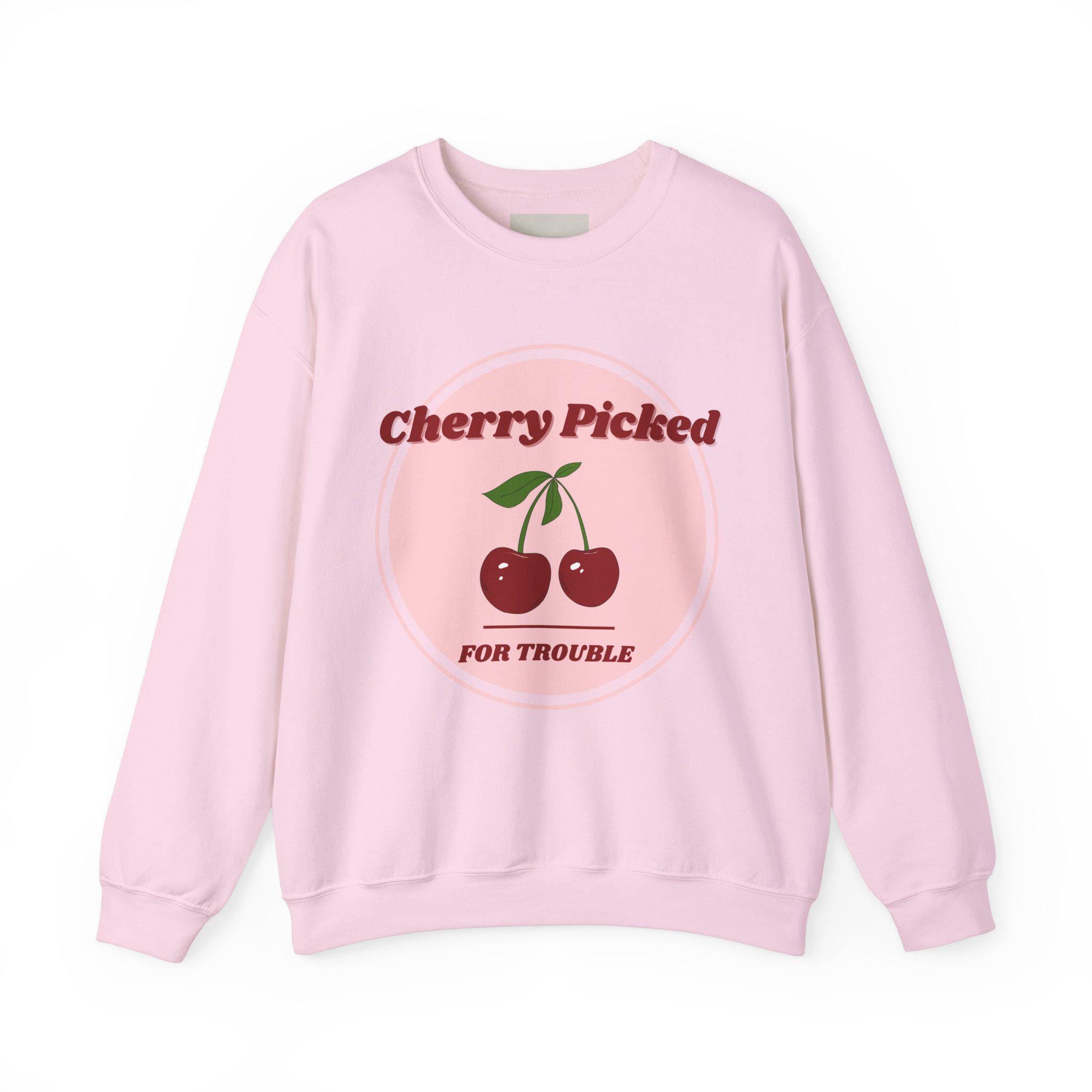 Cherry Picked Sweatshirt: Sassy Retro Y2K Graphic Crewneck - Etsy