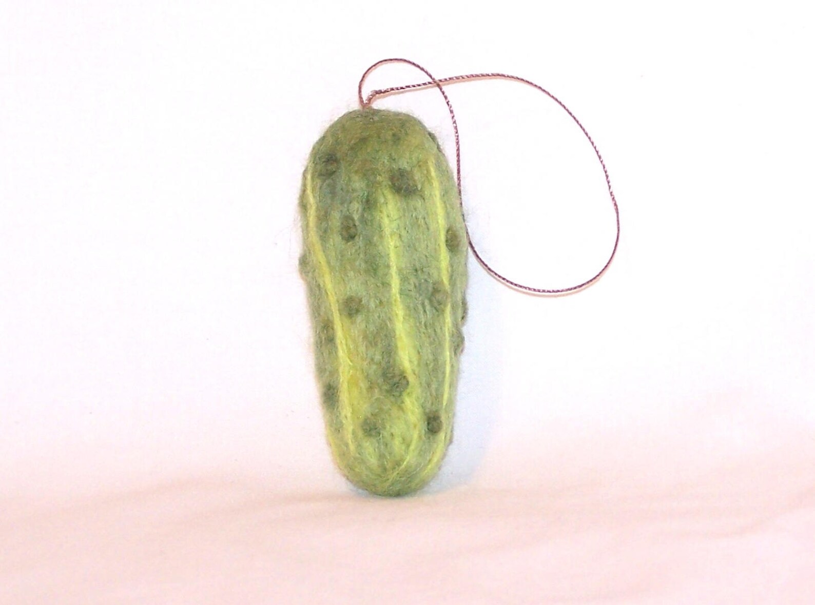 Christmas Pickle Ornament Needle Felted Life Size Etsy