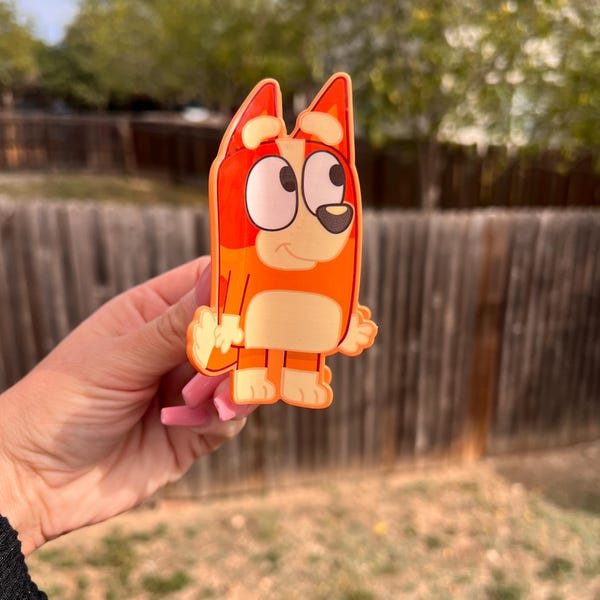 Muffin, pinza para el pelo azul