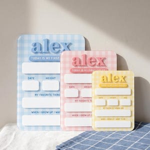 Acrylic First Day of School Sign, Personalized School Sign, Custom First & Last Day School Board, Milestone Sign, Back to School Photo Prop