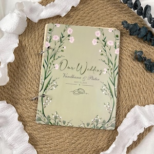 Porte-cartes de mariage personnalisé, Livre de cartes, Cartes souvenir, Livre de souvenirs de mariage personnalisé, Support de carte, Cadeau pour la mariée, Photo de fiançailles