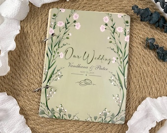 Personalisierter Hochzeitskartenhalter, Kartenbuch, Kartenandenken, kundenspezifisches Hochzeitsgedächtnisbuch, Kartenhalter, Geschenk für Braut, Verlobungsfoto
