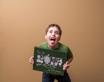 Lona de 11 x 14 | Notre Dame que lucha irlandés "por el amor del juego"