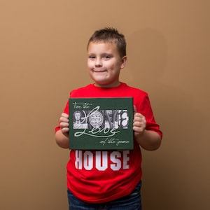 8x10 canvas | Notre Dame Fighting Irish &quot;For the Love of the Game&quot;