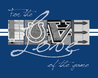 Indianapolis Colts "For the Love of the Game" Photographic Print