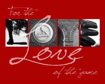 St. Louis Cardinals "For the Love of the Game" Photographic Print