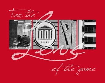 Ole Miss Rebels "For the Love of the Game" Photographic Print