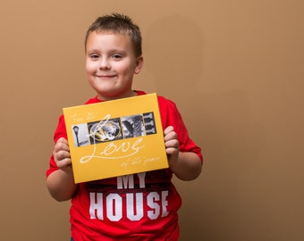 8x10 Canvas / Mizzou Tigers "Por el amor del juego"