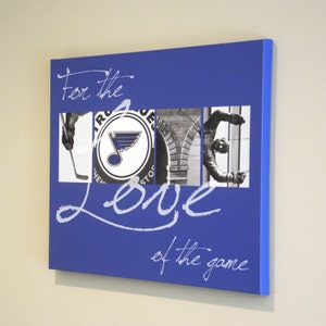 16X20 canvas St. Louis Blues For the Love of the Game image 3