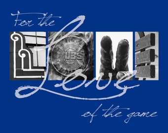 Los cachorros de Chicago "por el amor del juego de" impresión fotográfica