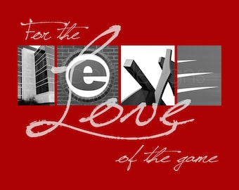 Edwarsville pumas "para el amor del juego de" impresión fotográfica