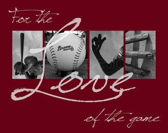 Atlanta Braves "For the Love of the Game" Photographic Print