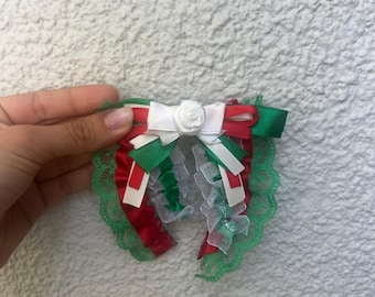 2 pack Mini Mexican Heritage Pride Ribbons