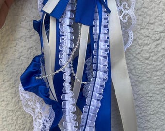 El Salvador Cultural Pride Hair Ribbons