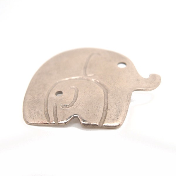 2 elephants pin brooch, silvered bronze, animal baby, jungle jewelry, shawl accessory, Africa lover, mom gift, granny gift, lesbijouxdebull