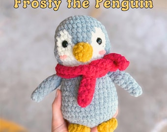 Penguin Amigurumi Easy Crochet Pattern: Winter Plush Toy (PDF Tutorial in English)