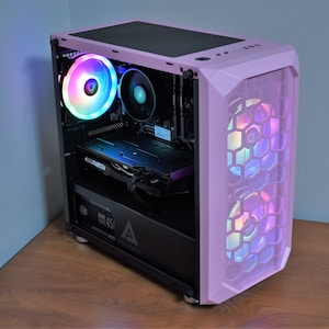 NEW Custom Pink Gaming PC!! Plug and Play, Windows 11, RGB!!