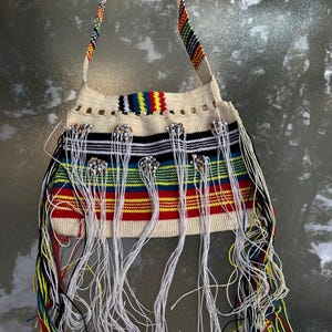 Papua New Guinea bag ( Bilum) from Western Province| Hand woven