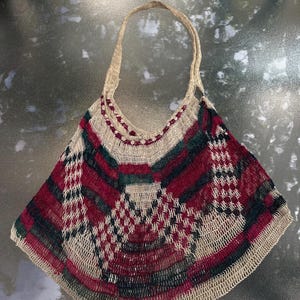 Sepik Bilum Bag – Natural Bush Rope | Handwoven String Bag from Papua New Guinea