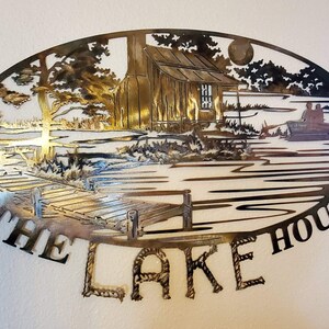 The Lake House Sign