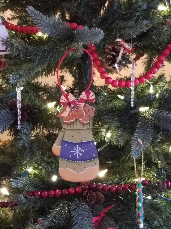 Gingerbread Christmas Tree Ornament Gift Idea For Collector Etsy