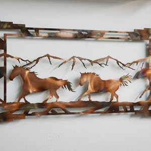 Metal Horse Wall Hanging