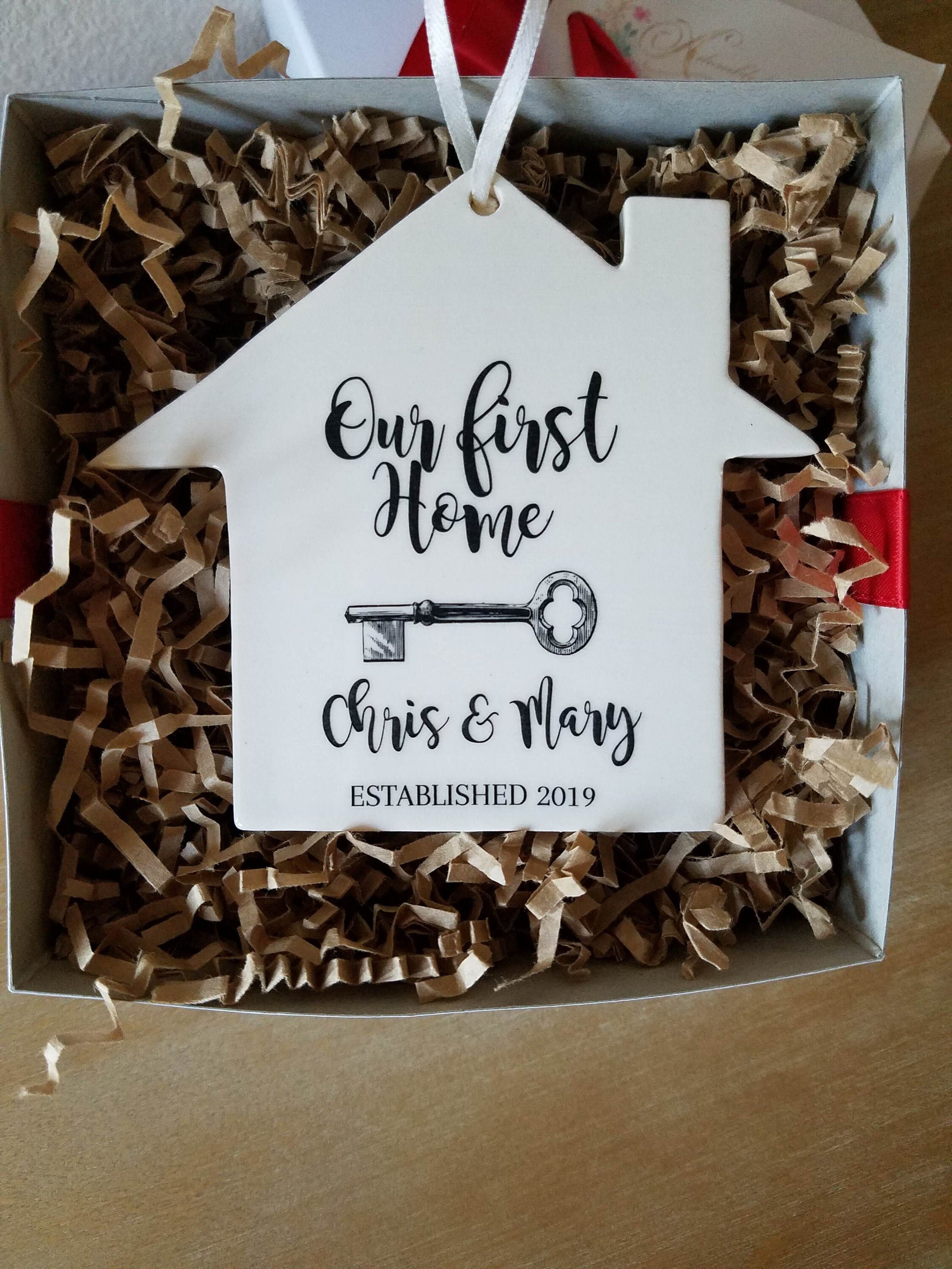 First Home Personalized Keepsake Ornament Housewarming Gift Etsy
