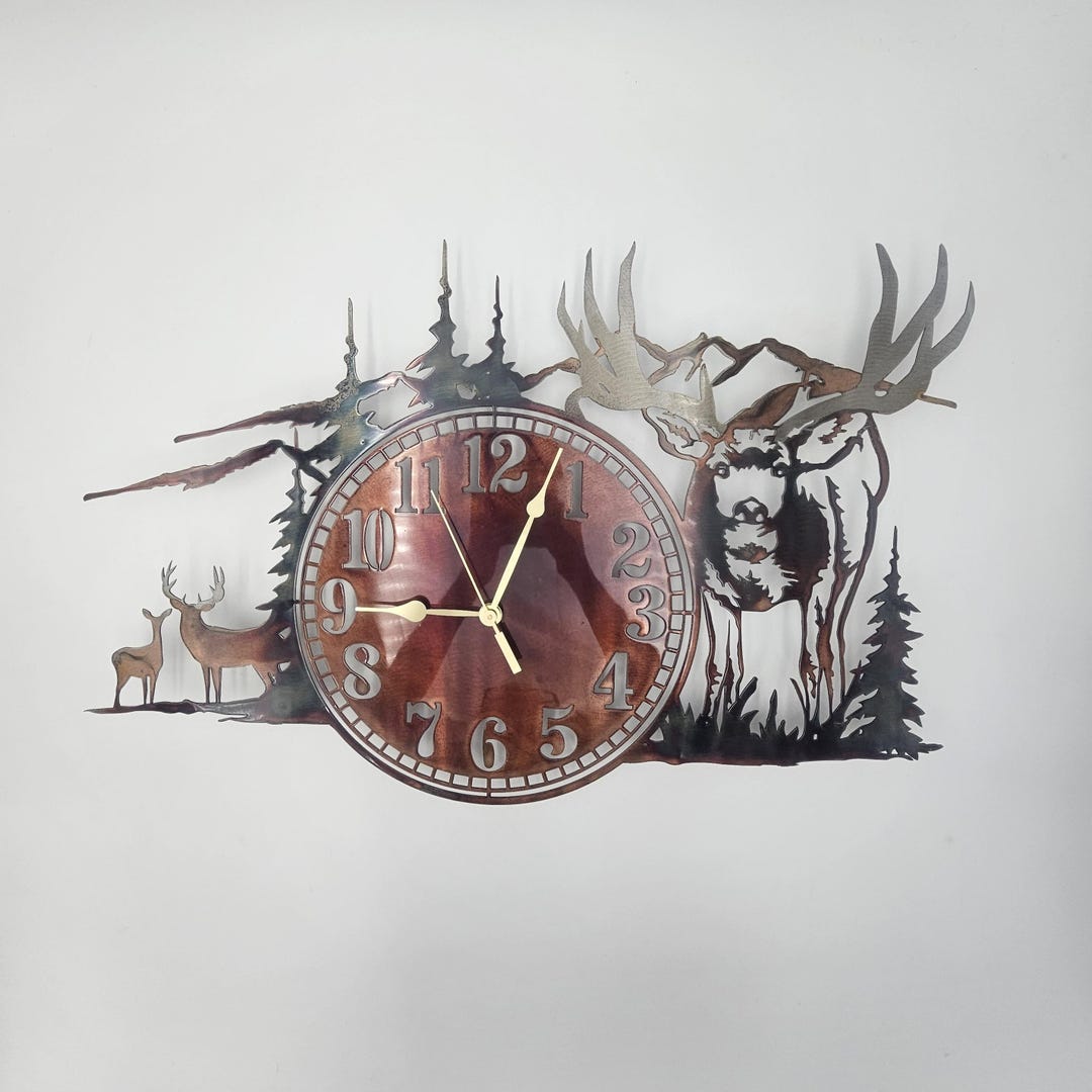 Mule Deer Clock - Etsy