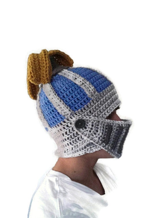Items similar to Blue Onion Helm FFXIV Knight Helmet Hat Youth or Adult