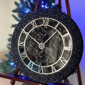 Resin wall clock, home decor, modern wall clock